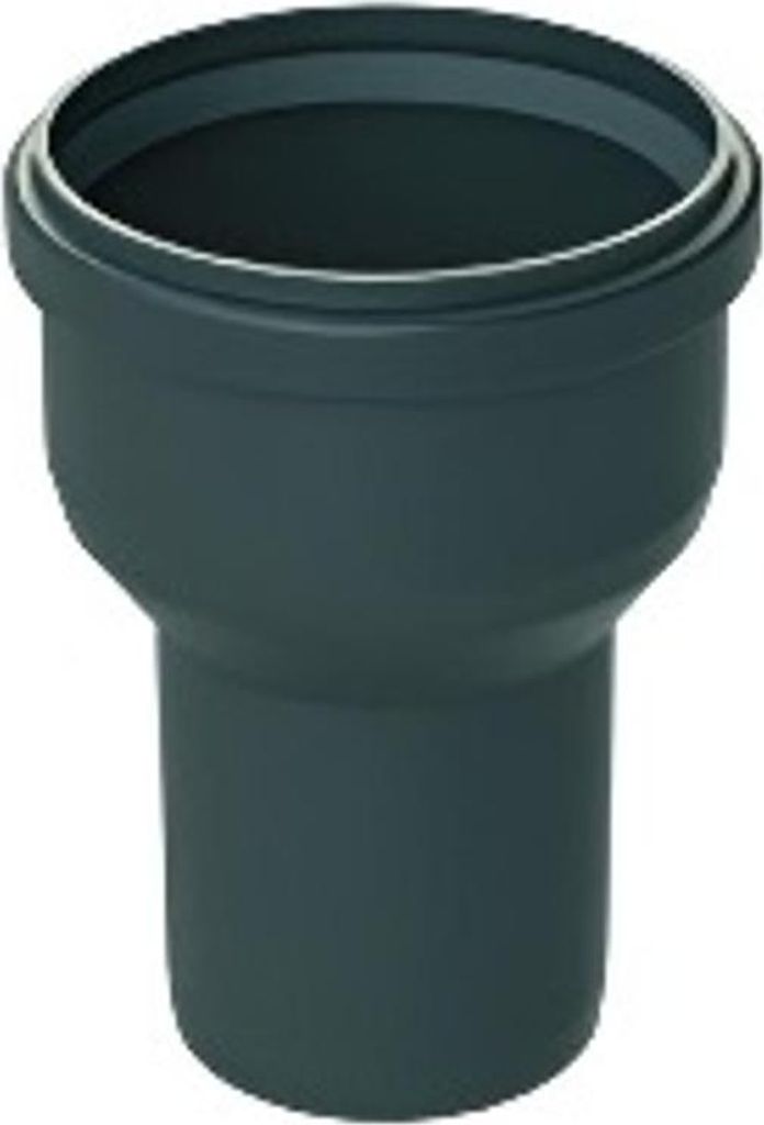 Rauchgaskondensator Almeva Starr Reduktionskessel DN200/125 Zentrierkessel, schwarz PBKA39