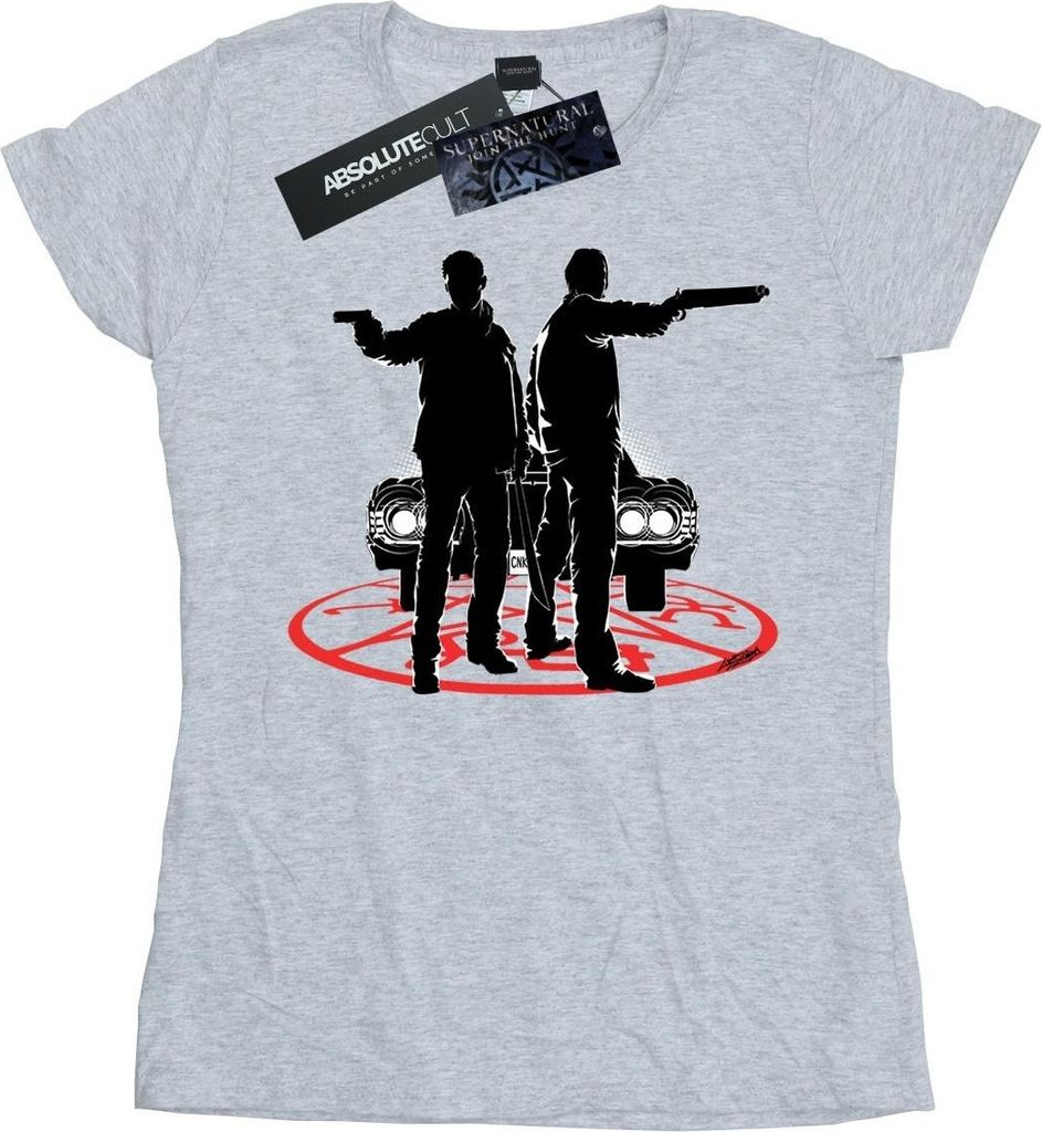 Supernatural - T-Shirt für Damen BI40498 (XL) (Grau)