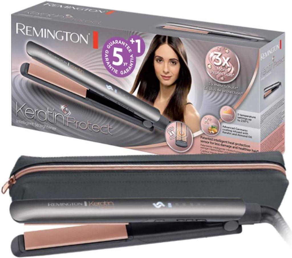 Glätteisen Keratin Protect mit Hitzeschutzsensor, Produktbild 