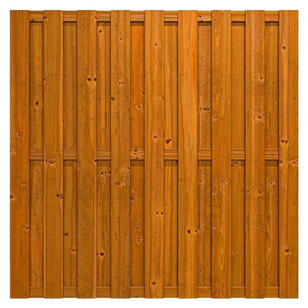 WOODTEX Pinie 180x180 cm Sichtschutzzäune aus Holz, Produktbild 