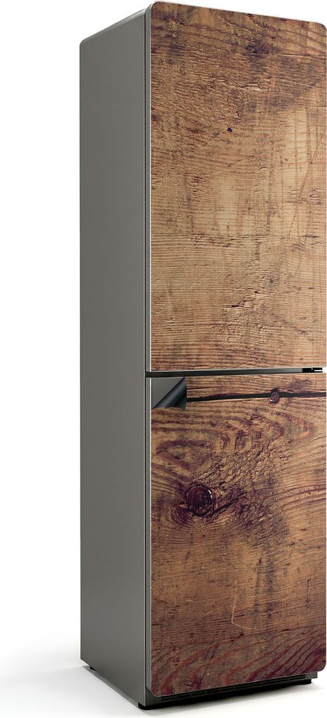 Holzbrettstruktur – Magnetische Kühlschrank Abdeckung – Dekorfolie magnetisch Küche – Kühlschrank Magnet Deko – selbstklebende Magnettaf...