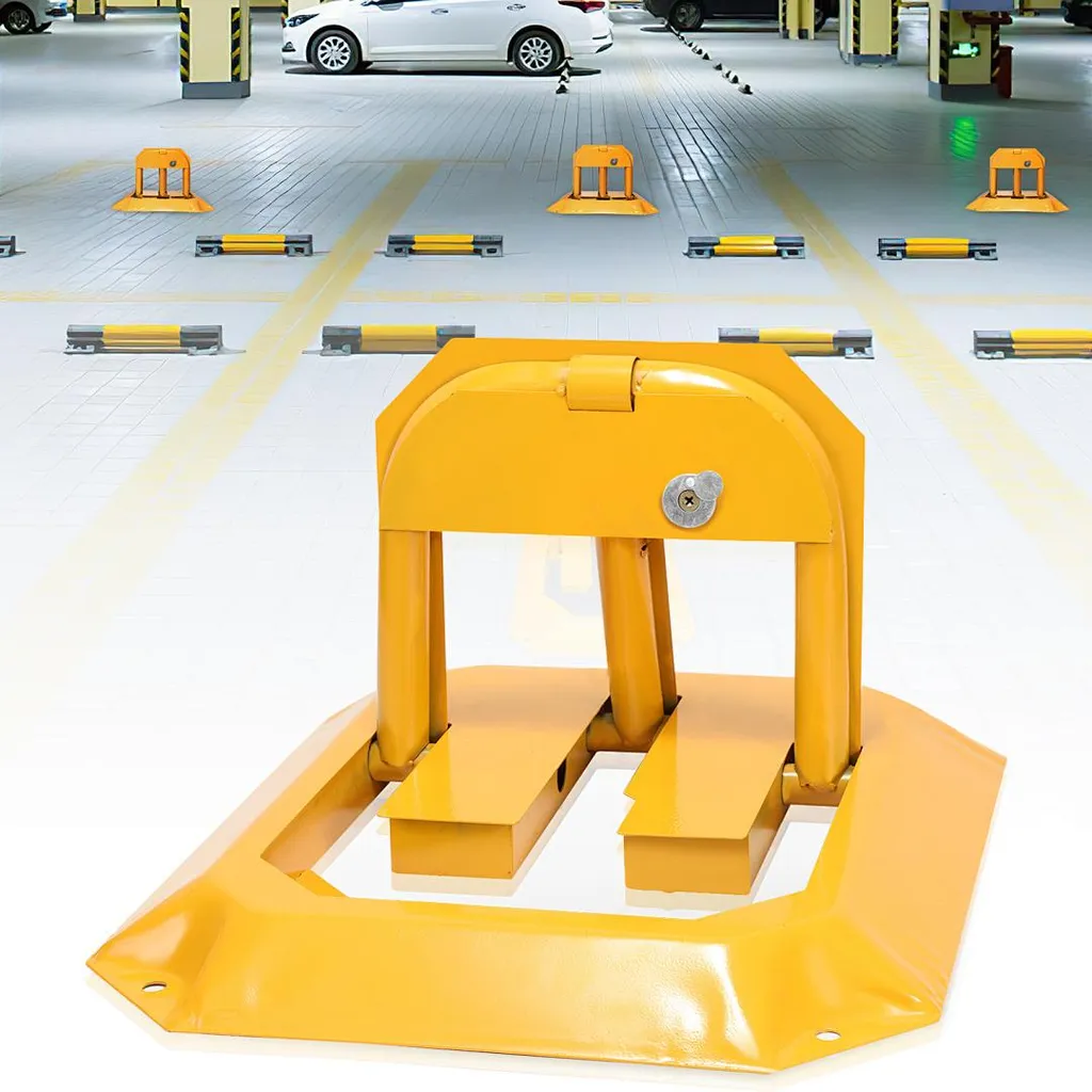 Système de Sécurité Parking : Poteau Pliable pour Place de Garage