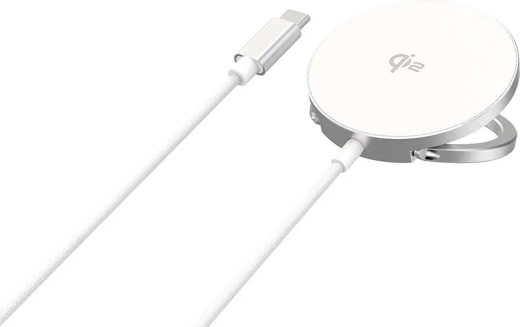 Chargeur Induction 15W Qi2 Rétractable : Fini les Câbles sur le Bureau