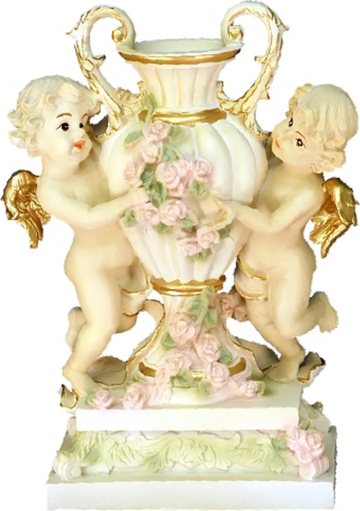 Vase Médicis pour Décoration Mariage Sculpture Ange Style Rétro XXL