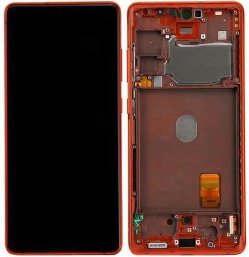 Original AMOLED Display Touchscreen Bildschirm Rahmen Cloud Rot für Samsung Galaxy S20 FE 4G G780F /5G G781B