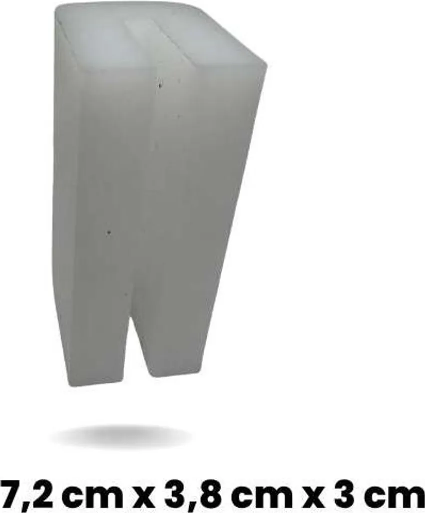 Patin de levage haute résistance 7,2x3,8x3 cm antidérapant pont