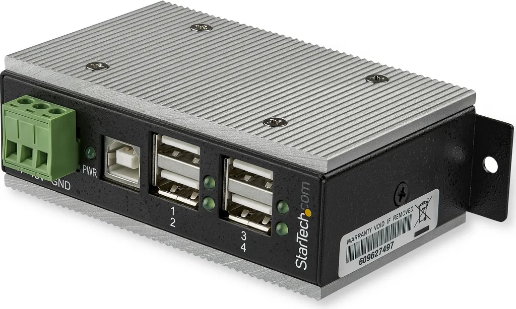 Multiprise USB 2.0 à 4 Ports StarTech.com HB20A4AME pour Montage Mural