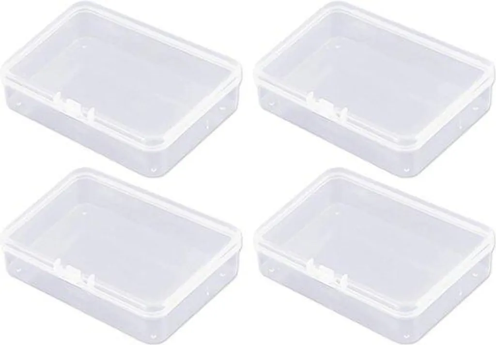 Mini boîte transparente ultra-résistante pour mercerie et loisirs créatifs
