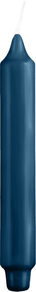 Stabkerzen mit Zapfenfuß Petrol Blau 300 x Ø 30 mm, 6 Stück