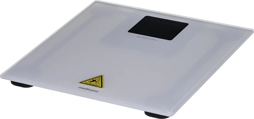 MEDISANA Medisana GmbH Medisana PS 470, Bilancia pesapersone elettronica, 250 kg, 100 g, Bianco, kg, lb, ST, Rettangolare