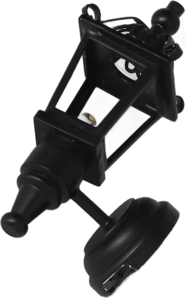 1:12 Puppenhaus LED Wandleuchte Metall Simulierte DIY Miniatur Dekoration Schwarz