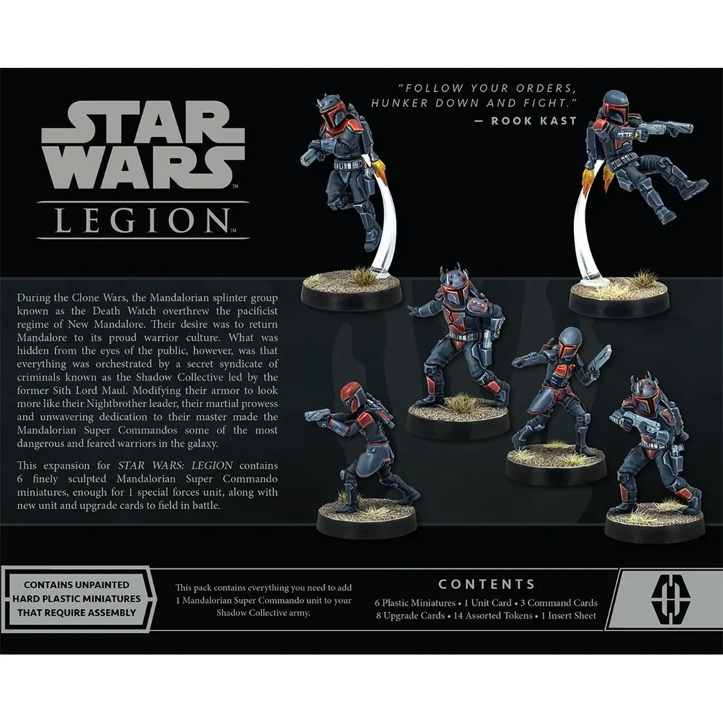 Extension Unité Super Commandos Mandaloriens pour Star Wars: Legion
