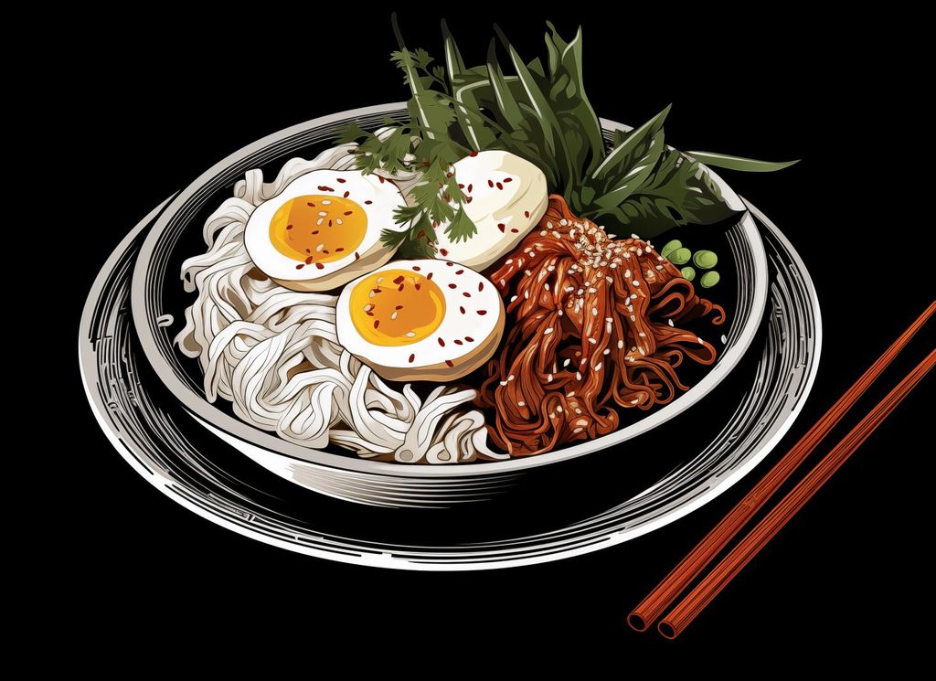Plakat 55x40cm Ramen in der Kunst