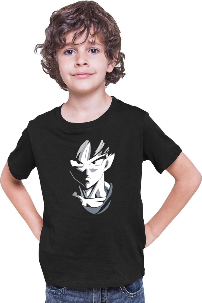 Kinder T-Shirt Dragon Anime Manga Ball Z Goku 21, 9-11 Jahr - 140 / Schwarz