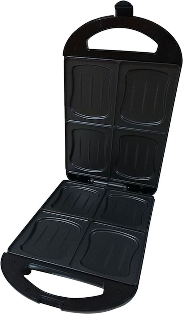 Emerio Sandwichtoaster XXL Family  4x Muschelform, Antihaft Produktbild 5