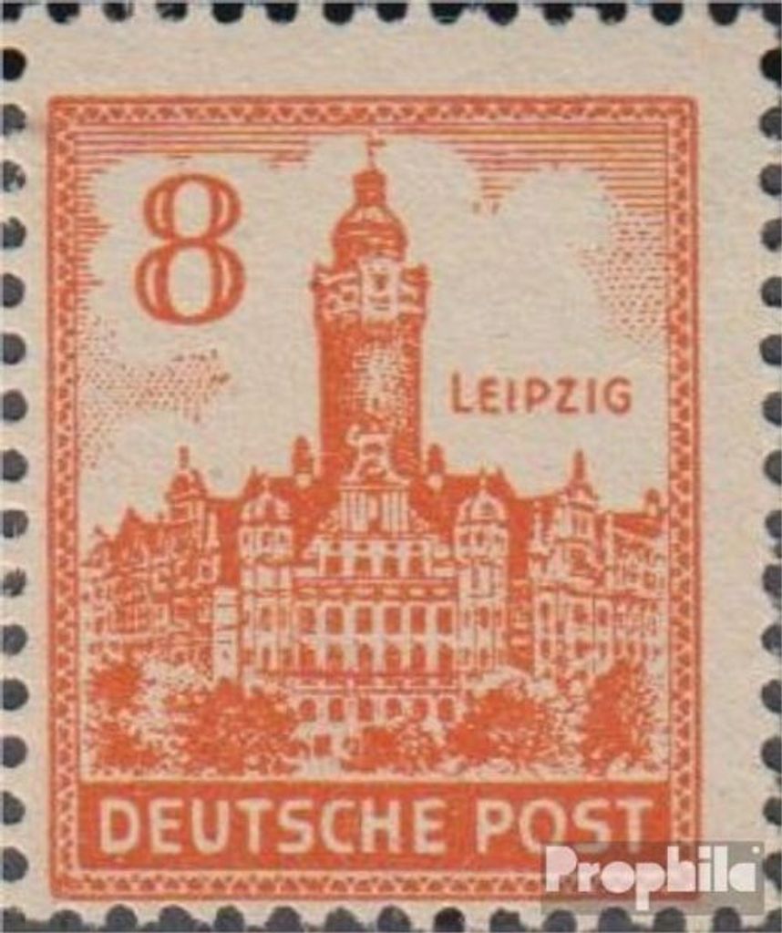 Briefmarken Sowjetische Zone (All.Bes.) 1946 Mi 160III, Rahmen schräg durchbrochen (Feld 21) postfrisch Abschiedsserie