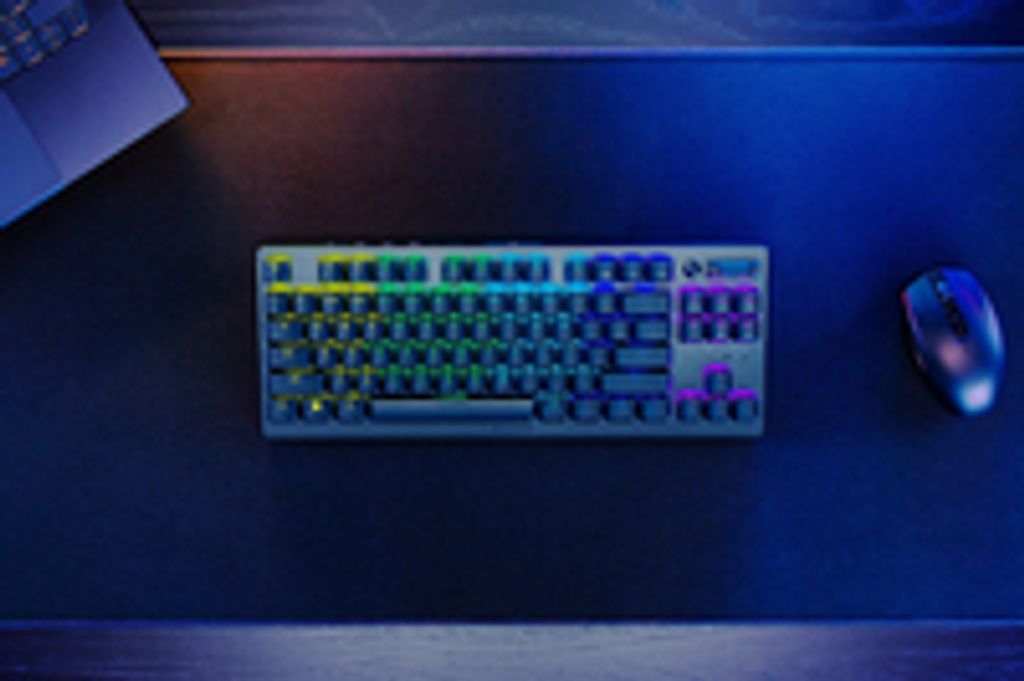 Razer DeathStalker V2 Pro Tenkeyless Tastatur USB + Bluetooth QWERTY US Englisch Schwarz (RZ03-04370100-R3M1)