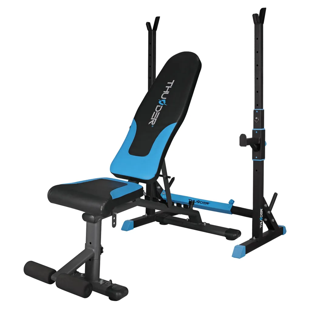 Ensemble de Musculation THUNDER : Banc QUICK et Support d'Haltères CARMI