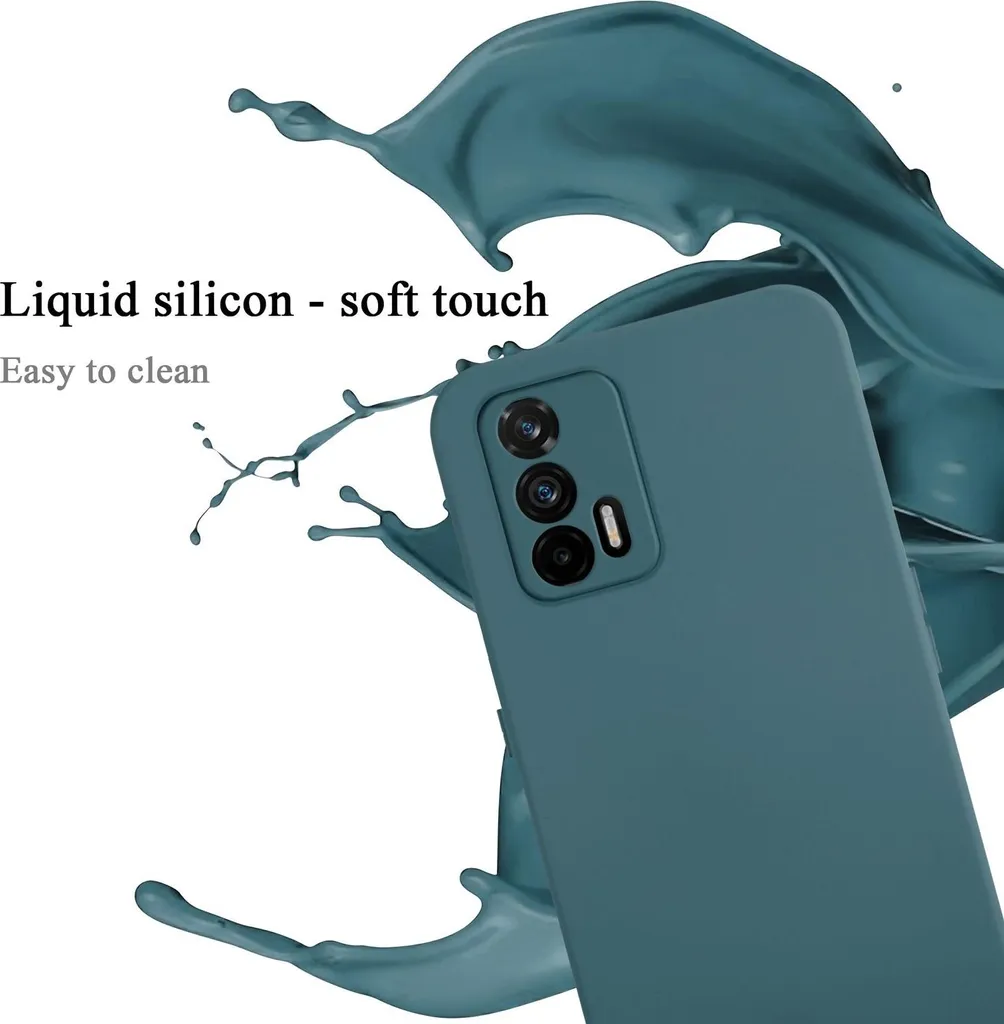 ALAMO Cover Per Oppo Realme GT In Vetro Temperato E Silicone TPU – Colore Sfumato 5