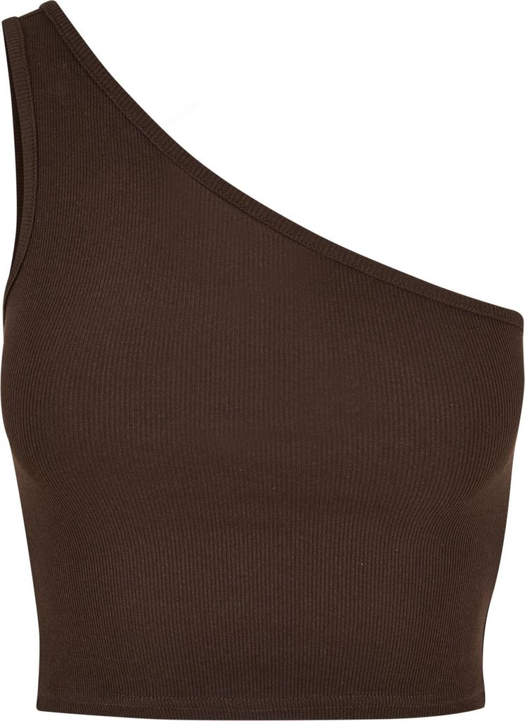 Urban Classics - Oberteil kurz geschnitten für Damen TN929 (5XL) (Braun)