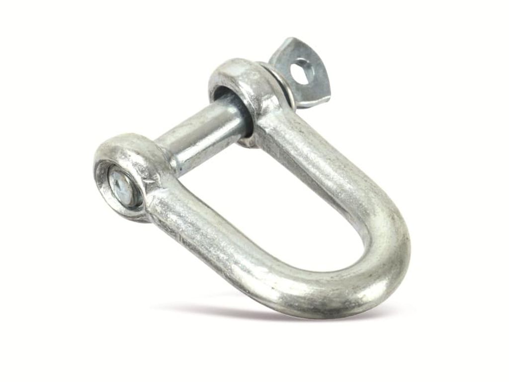 Schäkelhaken, 8mm, Stahl, verzinkt