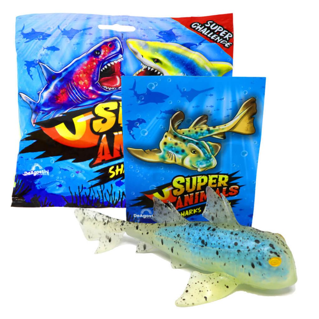 DeAgostini Super Animals Figur - Sharks Edition - Sammelfigur Hai - Auswahl 2. Hornhai (Crunchy)