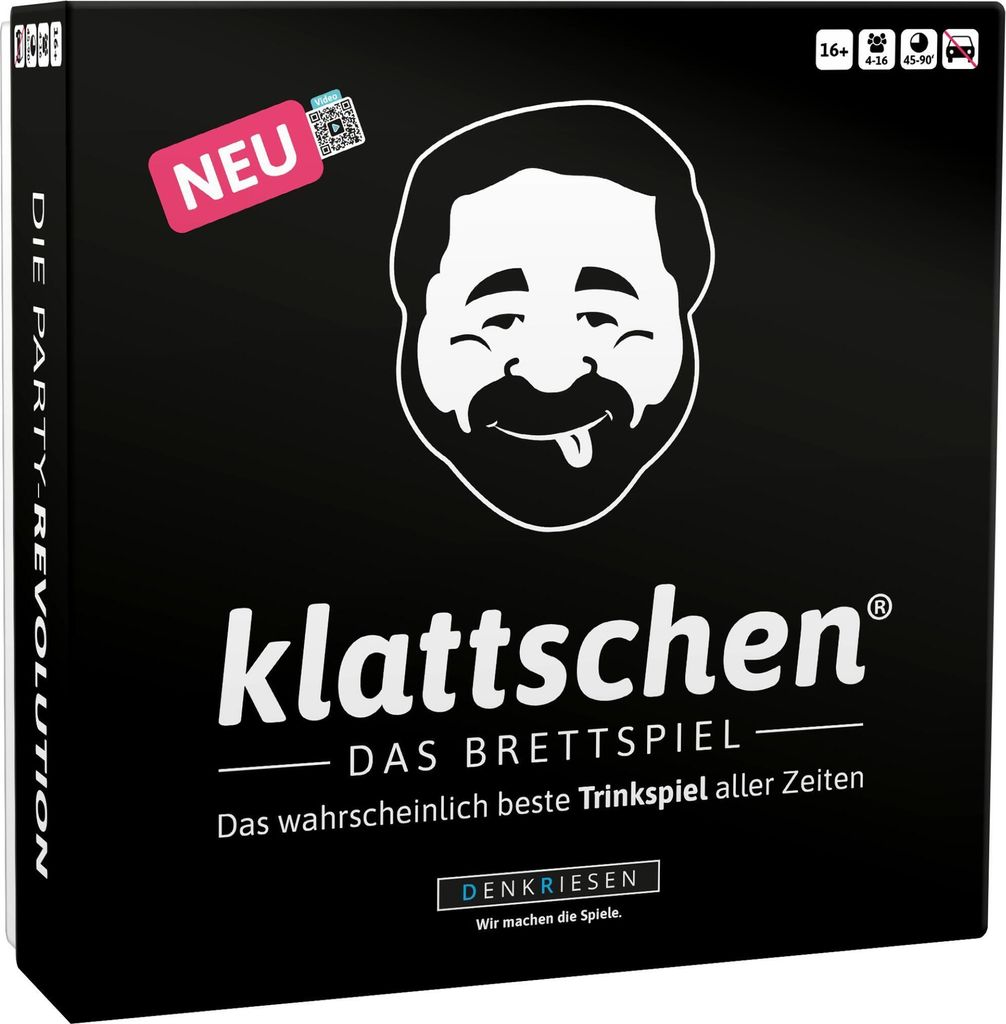 klattschen | Das Brettspiel – "Das wahrscheinlich beste Trinkspiel aller Zeiten."