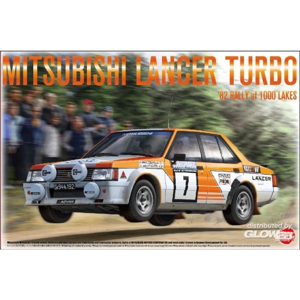 Mitsubishi Lancer Turbo 1/24 Nunu-Beemax pour Collectionneur de Rallye