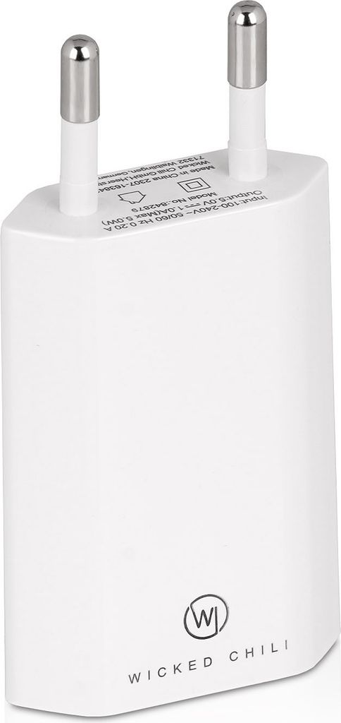 Wicked Chili 5W USB Power Adapter Netzteil kompatibel mit Apple Watch SE, Series 6, 5, 4, 3 (GPS Cellular 44mm 40mm) USB-A Ladegerät für Magnetis...