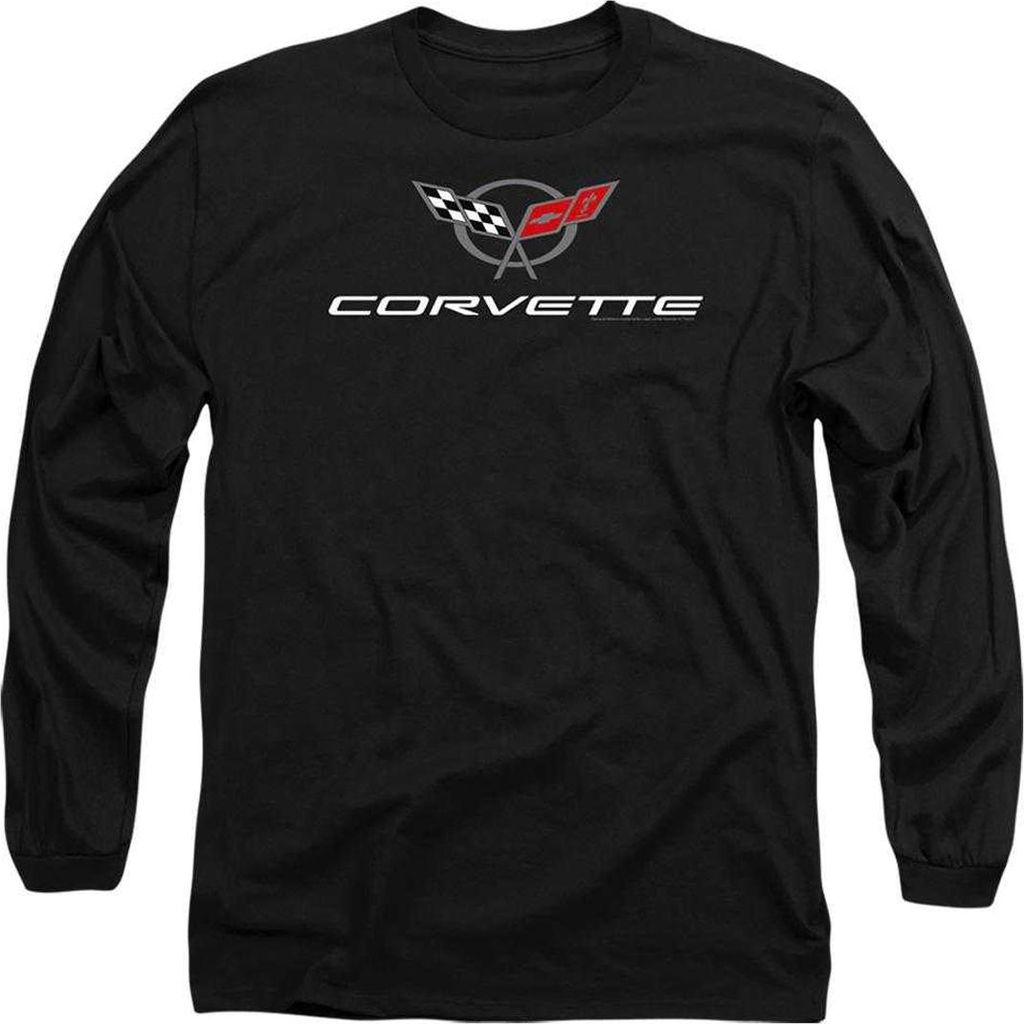 Chevrolet - T-shirt "Corvette" pour homme, manches longues Image du produit 