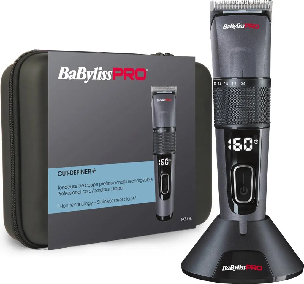 Tagliacapelli Professionale Babyliss FX872 Batteria Litio 160 Minuti - 11