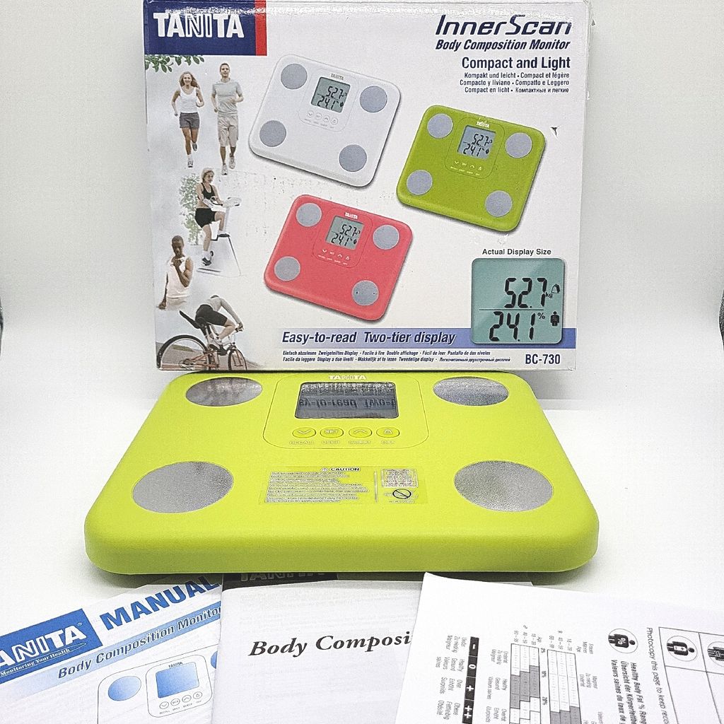 Tanita BC-730GR Miernik impedancji balansowej 8 pomiarów Zdjęcie produktu 