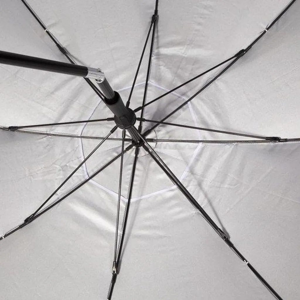 Parasol de plage robuste avec protection UV UPF 50+ et mât inclinable