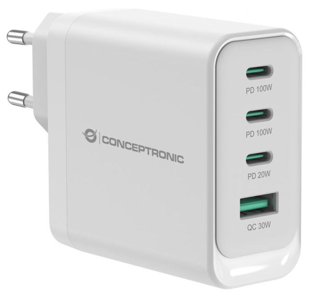 Conceptronic ALTHEA22W100 4-Port 100W GaN USB PD Charger