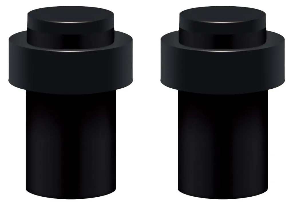 Butoirs de porte pour sol ou mur en inox - Protection murale lot de 2