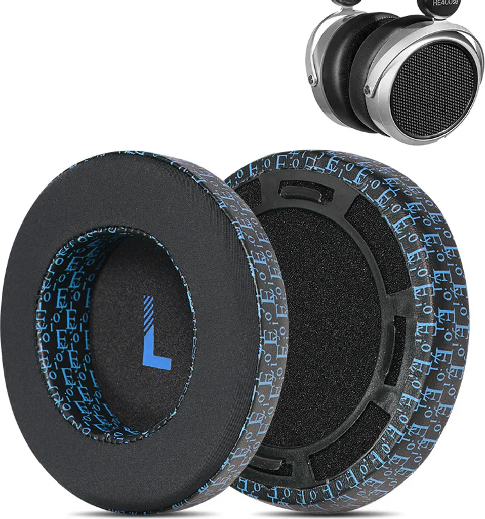 Cuscinetti Ricambio Hifiman HE300 HE400 | Qualità INF Cool-Touch Nero Blu