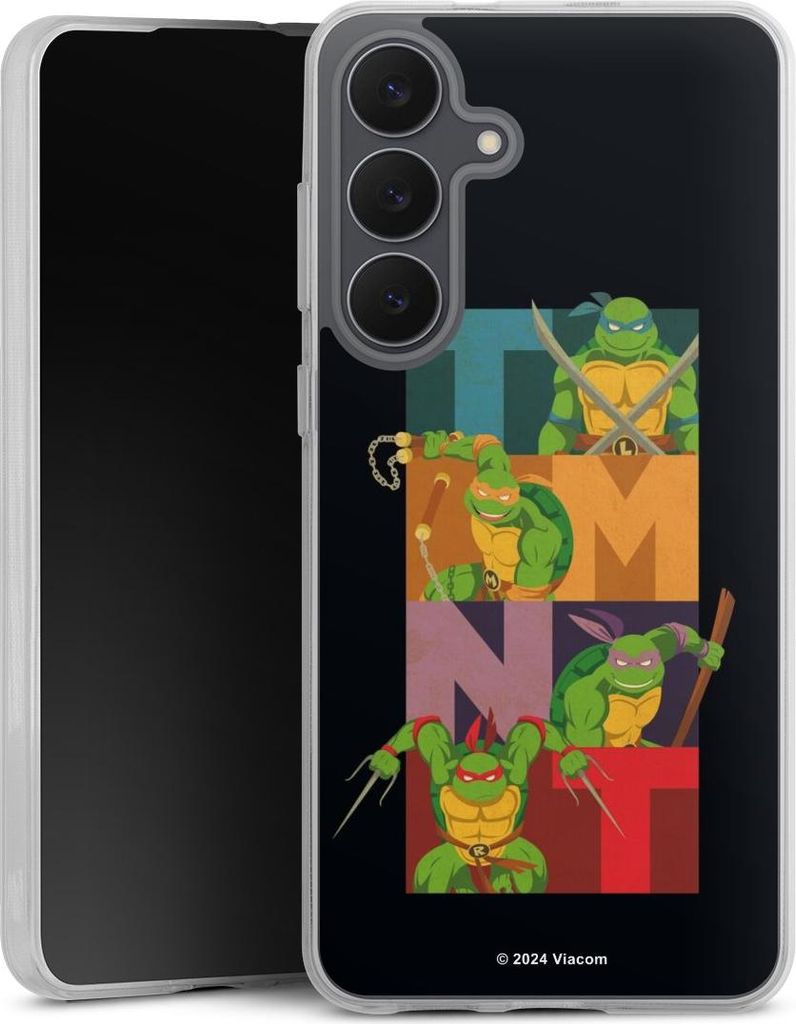 DeinDesign Handyhülle für Samsung Galaxy S25 FE Silikon Hülle Case Smartphone Schutzhülle Fanartikel Offizielles Lizenzprodukt Teenage Mutant N...