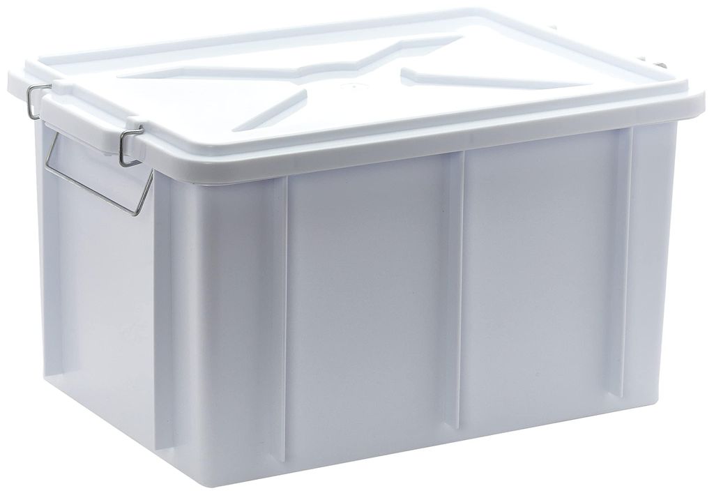 Giganplast 1900MO Box mit Deckel, weiß, 35x25x20 cm