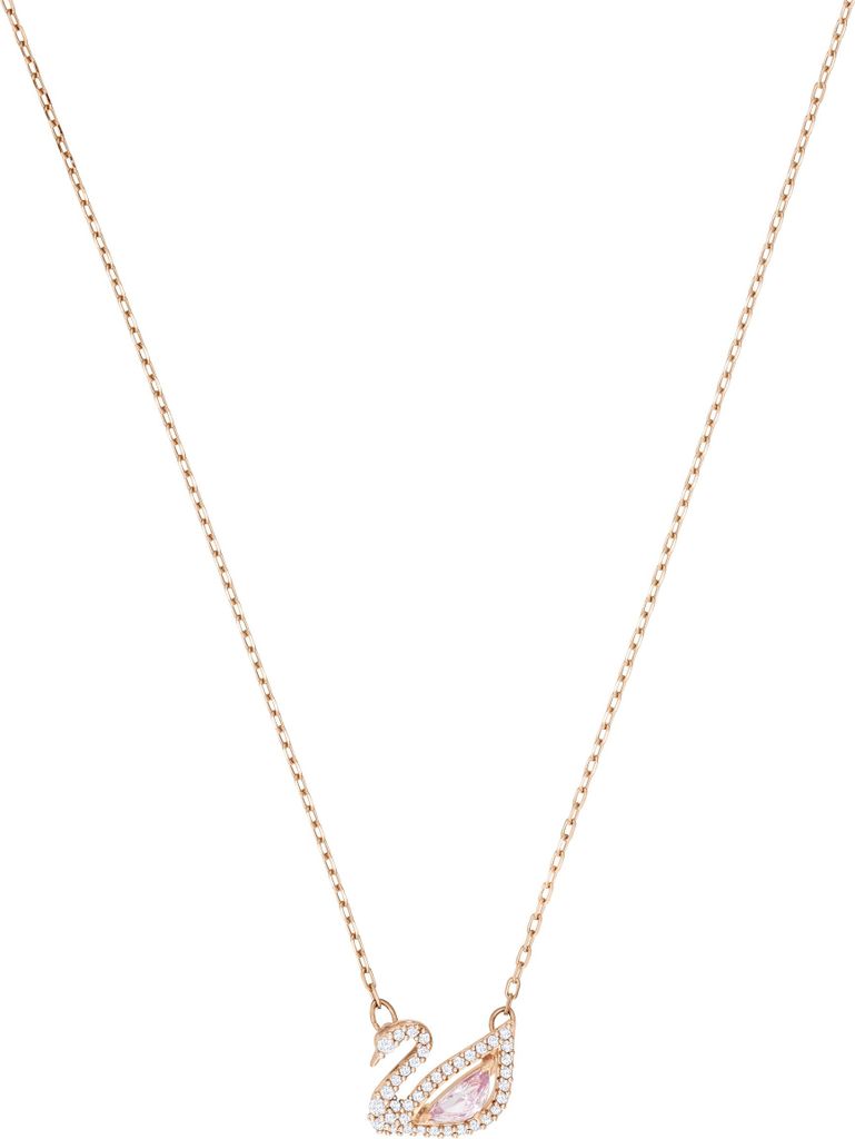 SWAROVSKI Damen Schwan Halskette Rosa SWAN 5469989 Produktbild 