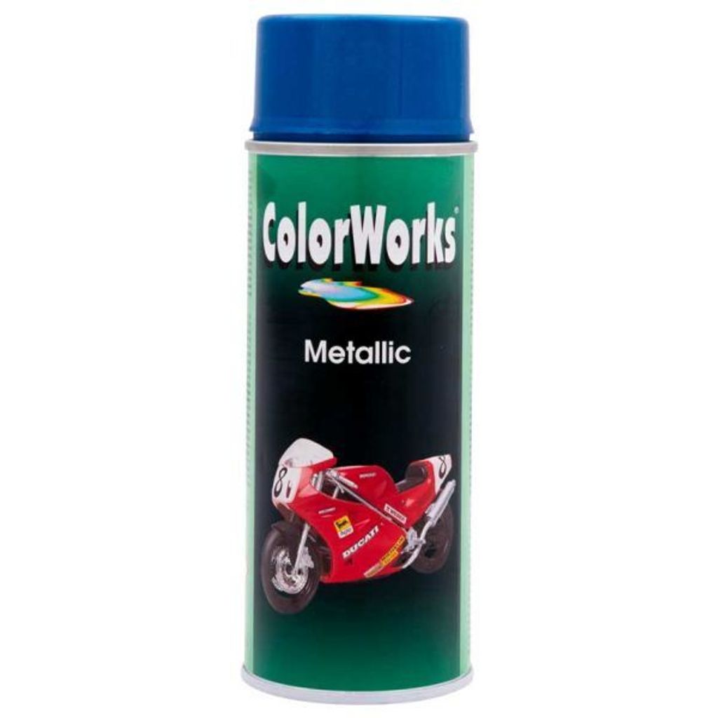 Metallische Sprayfarbe 400ml Blau Metall