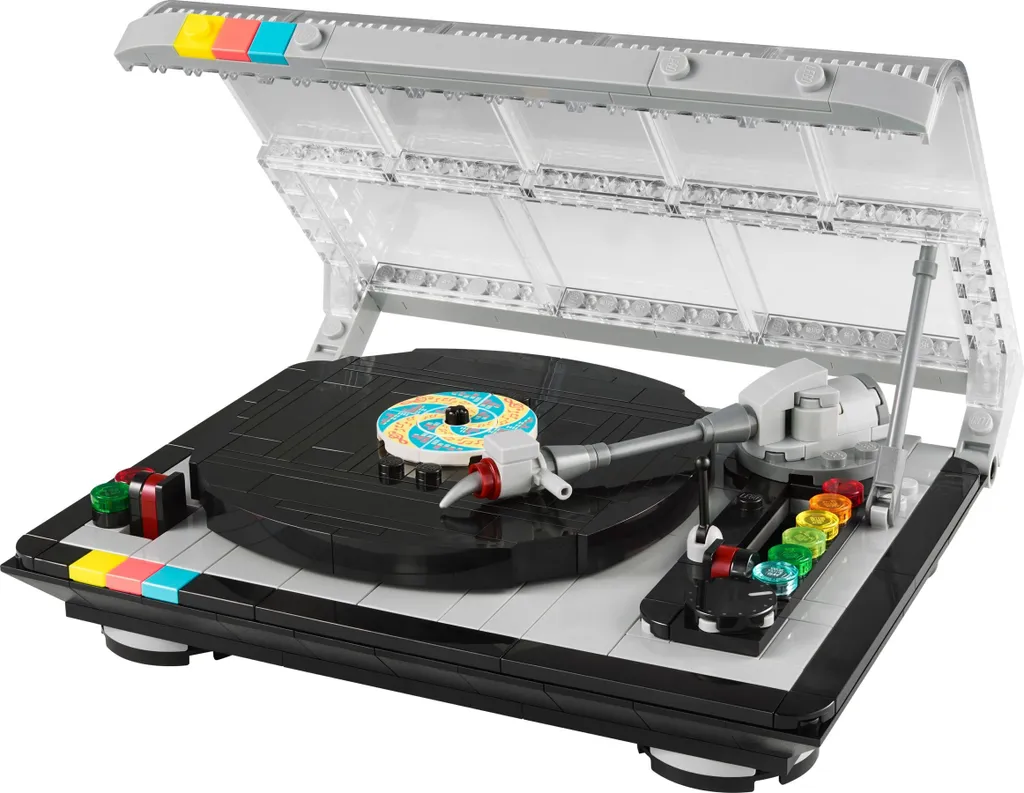 LEGO 40699 Tourne-disque rétro - Activité créative pour adultes mélomanes