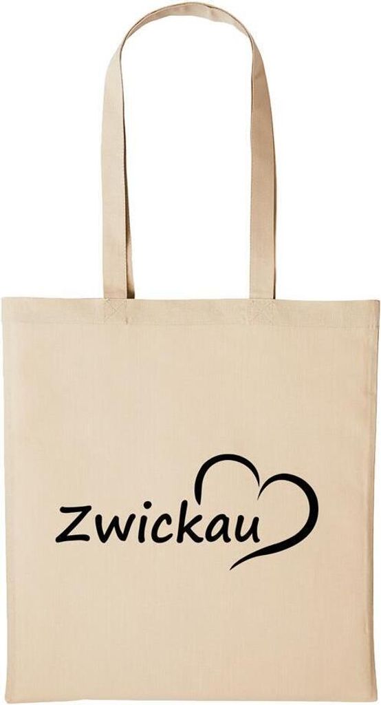Huuraa Baumwollbeutel Zwickau Geschenk Einkaufstasche Natural 10 Liter Baumwolle Zwickau Accessoire