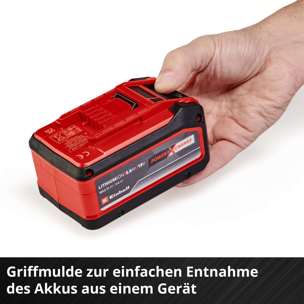 Einhell Power X-ChangeAkku 18V 5-8Ah Multi-Ah PXC Plus Produktbild 8