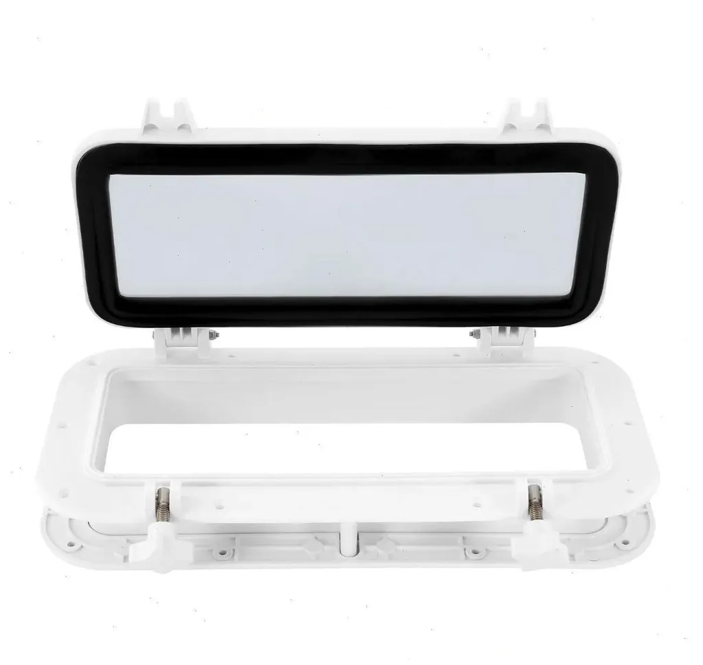 Fenêtre Portlight 40x20cm en verre trempé 4mm pour bateau et camping-car