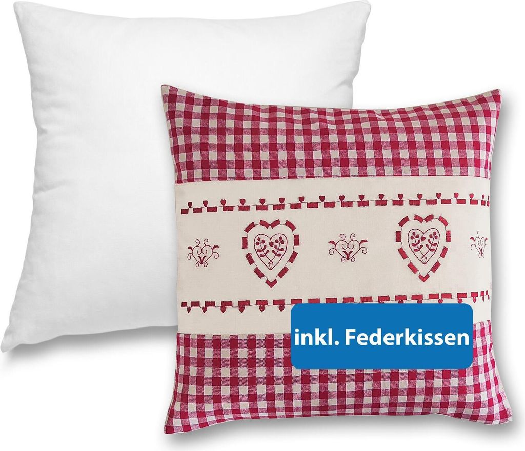Obliečka na vankúš Obliečka na vankúš 40x40 cm Srdce Obrázok produktu 