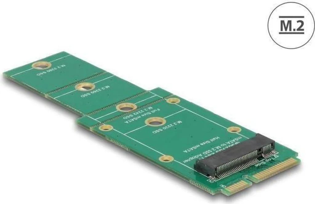 Adaptateur DeLOCK 62592 convertisseur M.2 NGFF vers mSATA compact - 2