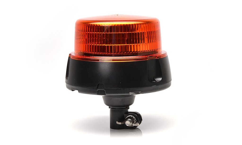 Gelbe LED-Lampe 12/24V mit 1-Punkt-Befestigung, Modell 866.5
