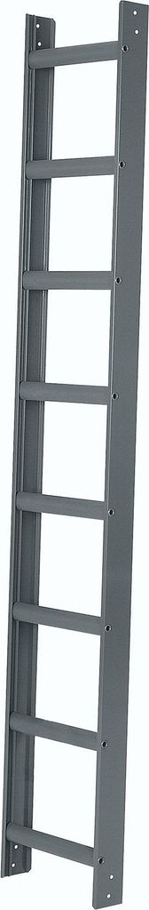 Iller Aluminium Dachleiter mit hochwertiger Pulverbeschichtung 10 Sprossen Alu Blank