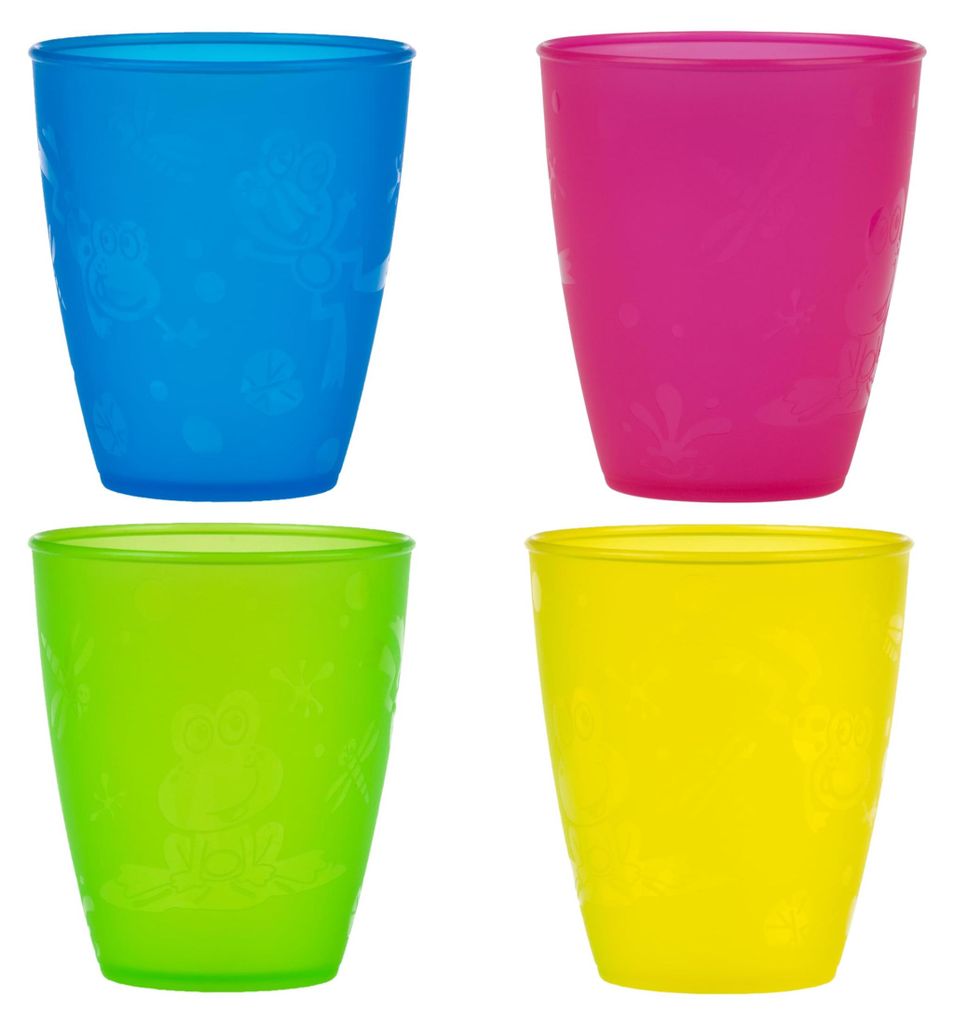 Set di tazze per bere - confezione da 4 - 300ml - 9M+ Immagine del prodotto 