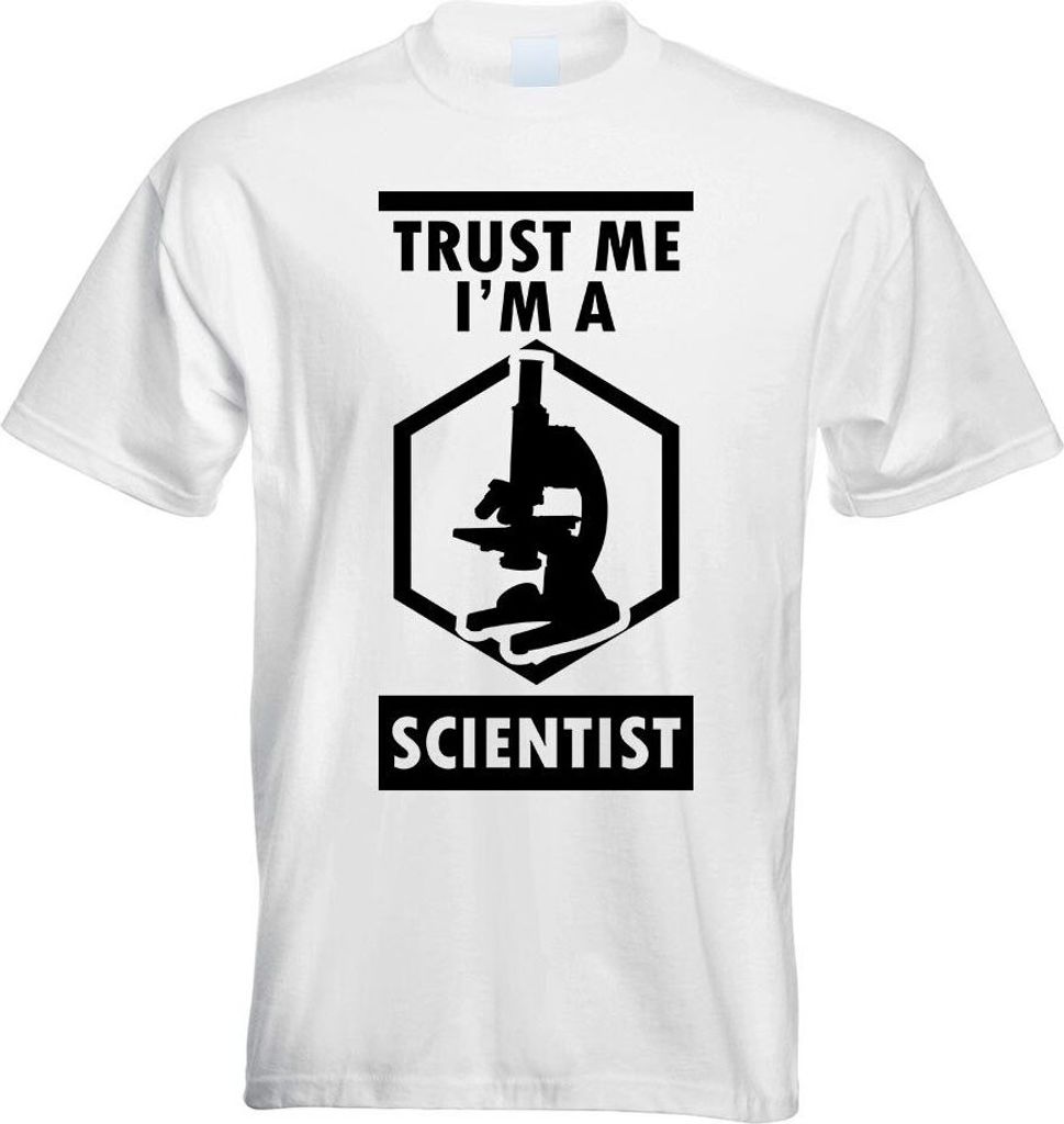 Kiwistar - T-Shirt - Weiss - Trust me, im a Scientist Motiv Bedruckt Funshirt Design Print - mit Motiv Bedruckt - Funshirt Design - Sport - Freizei...